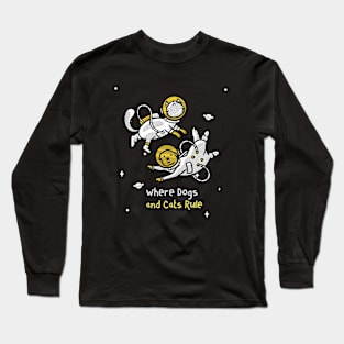 Cat and Dog Lovers Long Sleeve T-Shirt